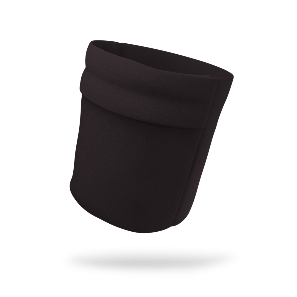 Midnight Black Solid Color Wicking Armband