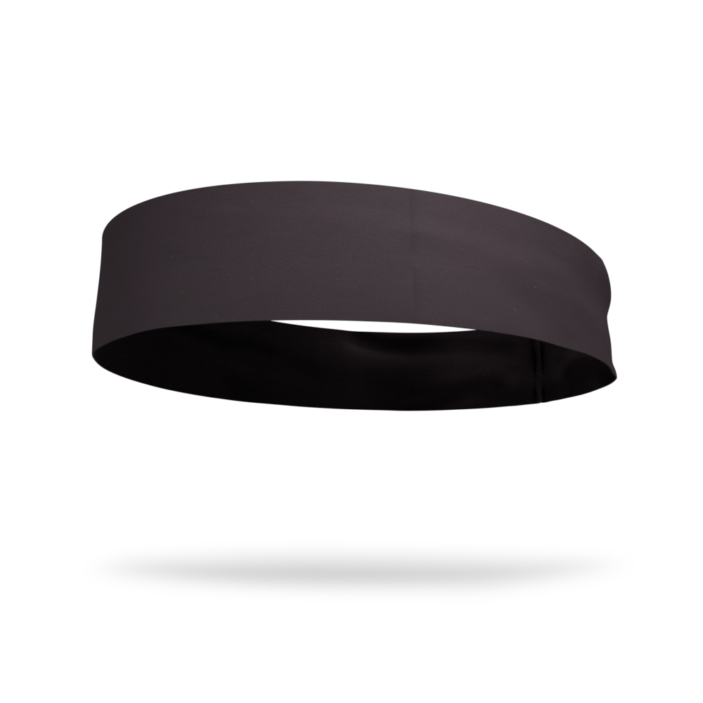 Midnight Black Solid Color Headband