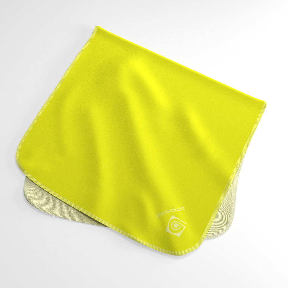 Electric Neon Yellow Wicking Sweat Towel