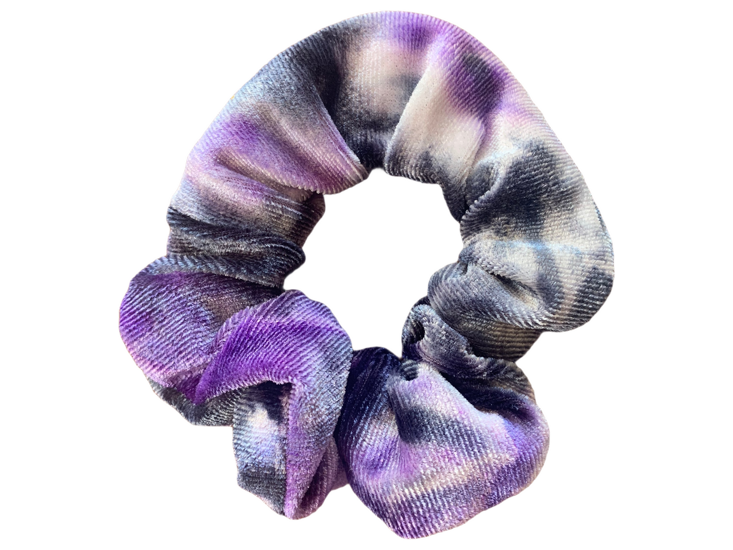 SecretZip Purple Cloud Velvet Scrunchie