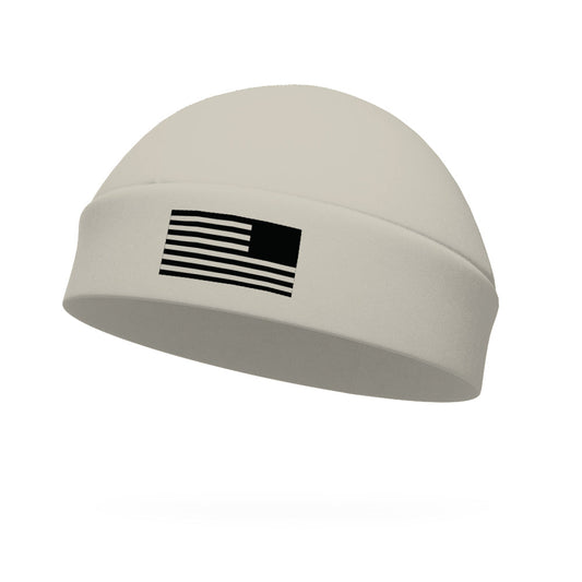 American Flag Desert Sand Wicking Regular Hat - Black Logo