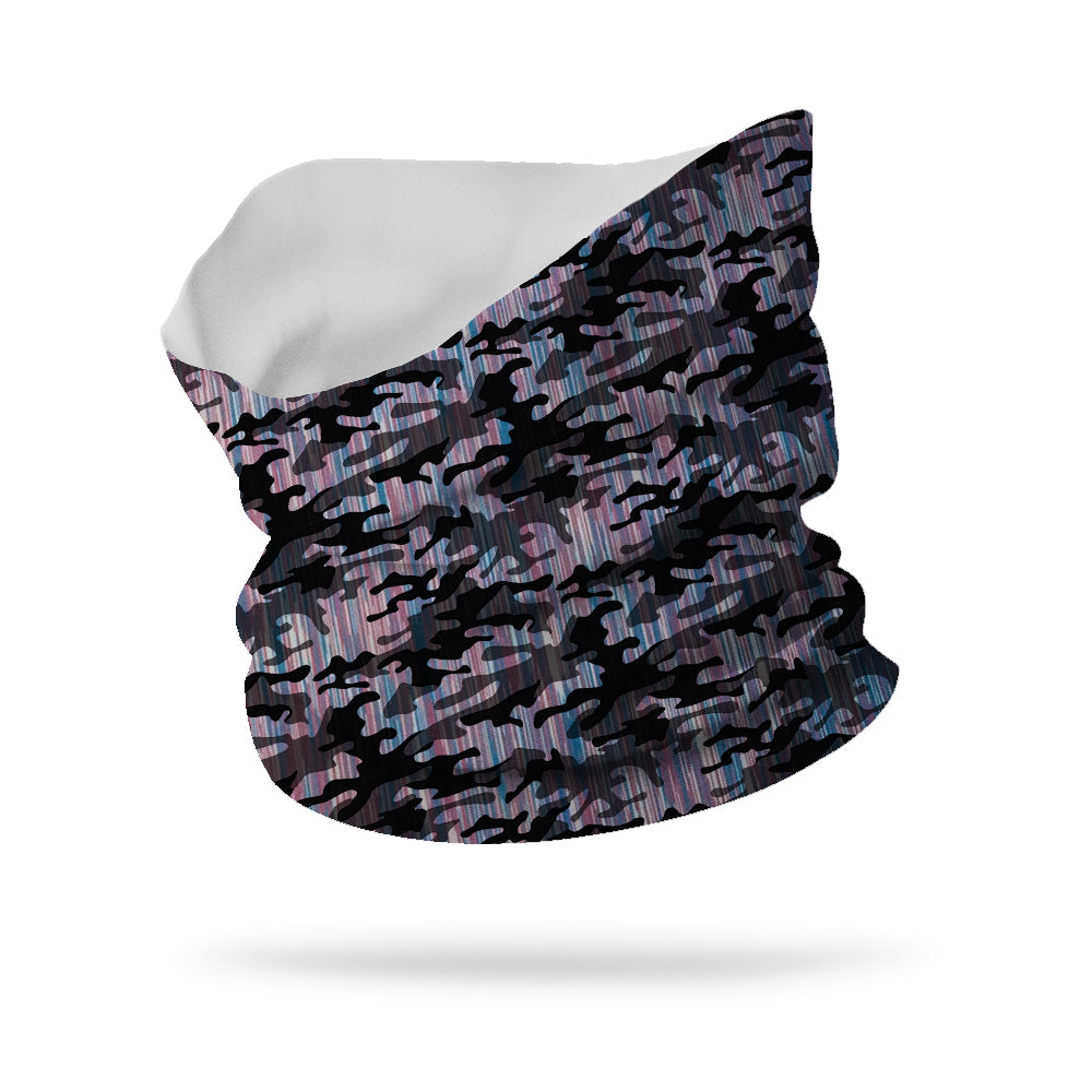 Army Camo Overlay Neck Gaiter 12" Length