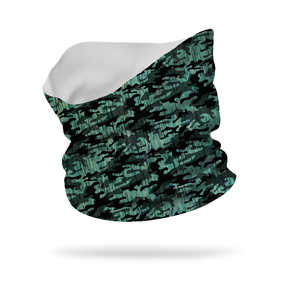 Army Camo Overlay Neck Gaiter 12" Length