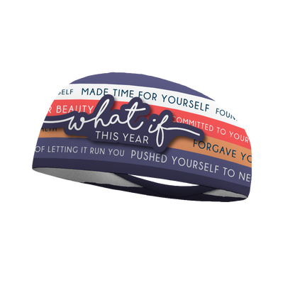 What If This Year Wicking Performance Headband