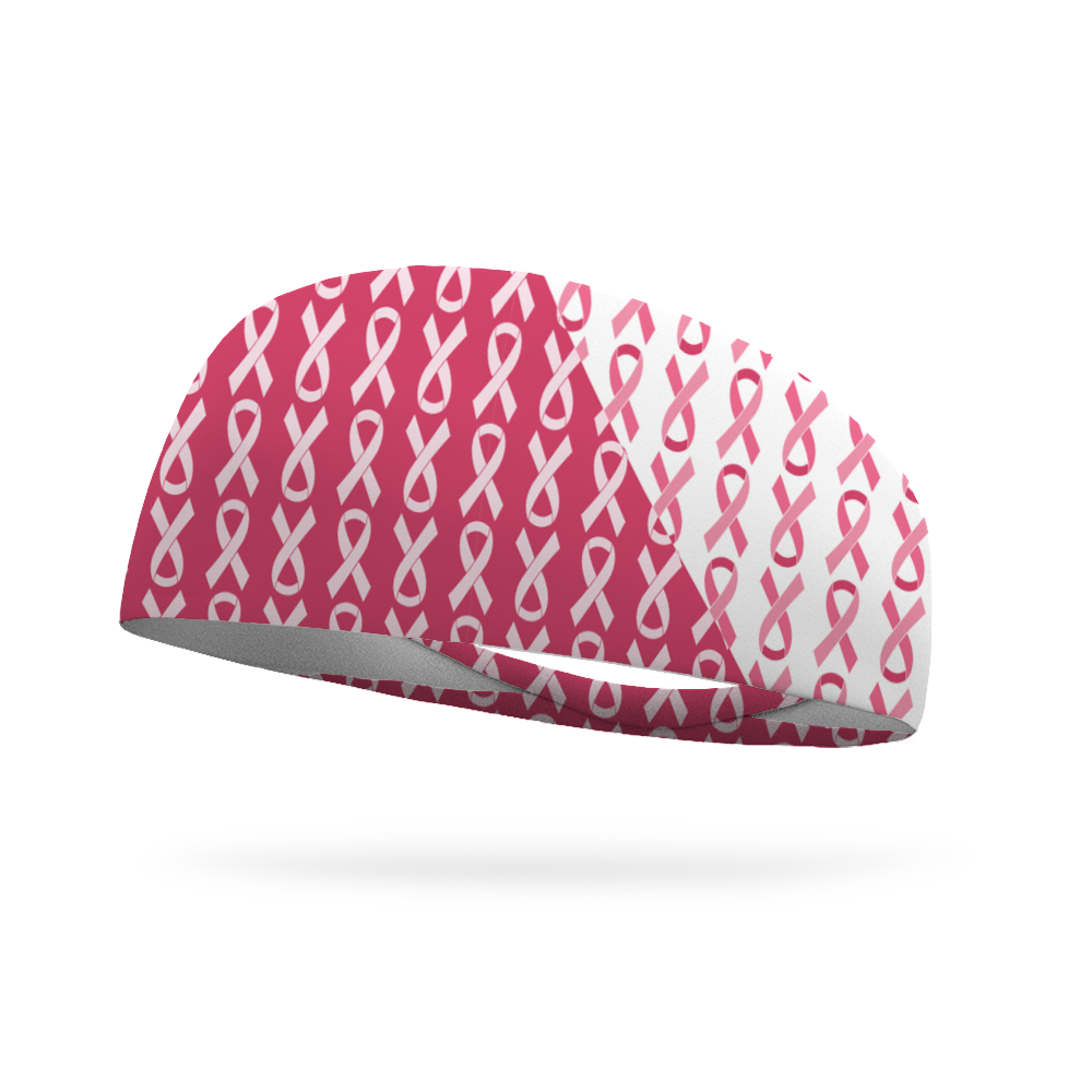 Breast Cancer Fusion Wicking Performance Headband