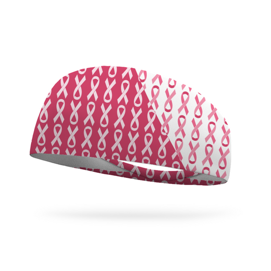 Breast Cancer Fusion Wicking Performance Headband