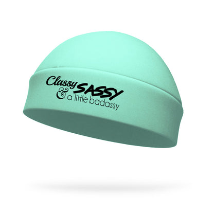 Classy Sassy and a Little Badassy Wicking Regular Hat - Black Logo