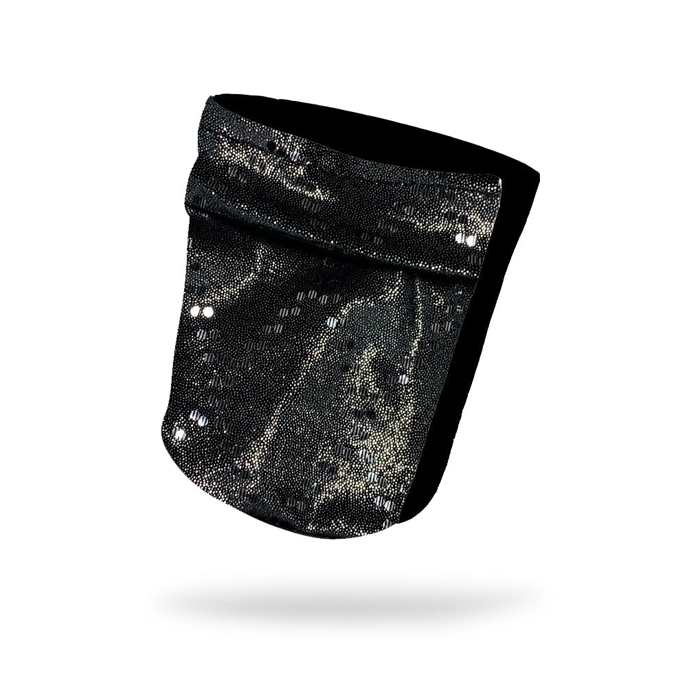 Dark Silver Shimmer Wicking Armband 6.22" Height