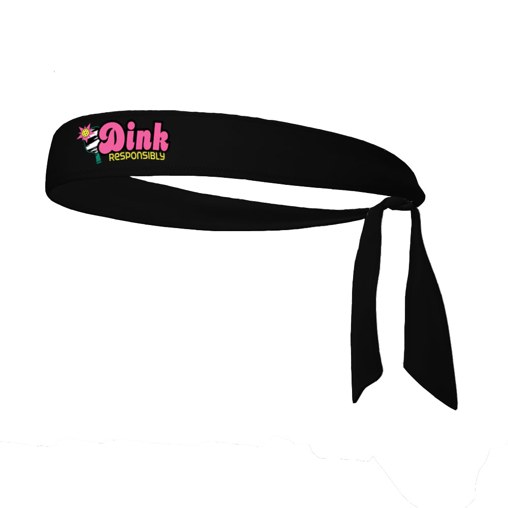PaddleCompare Dink Responsibly Wicking Tie Back