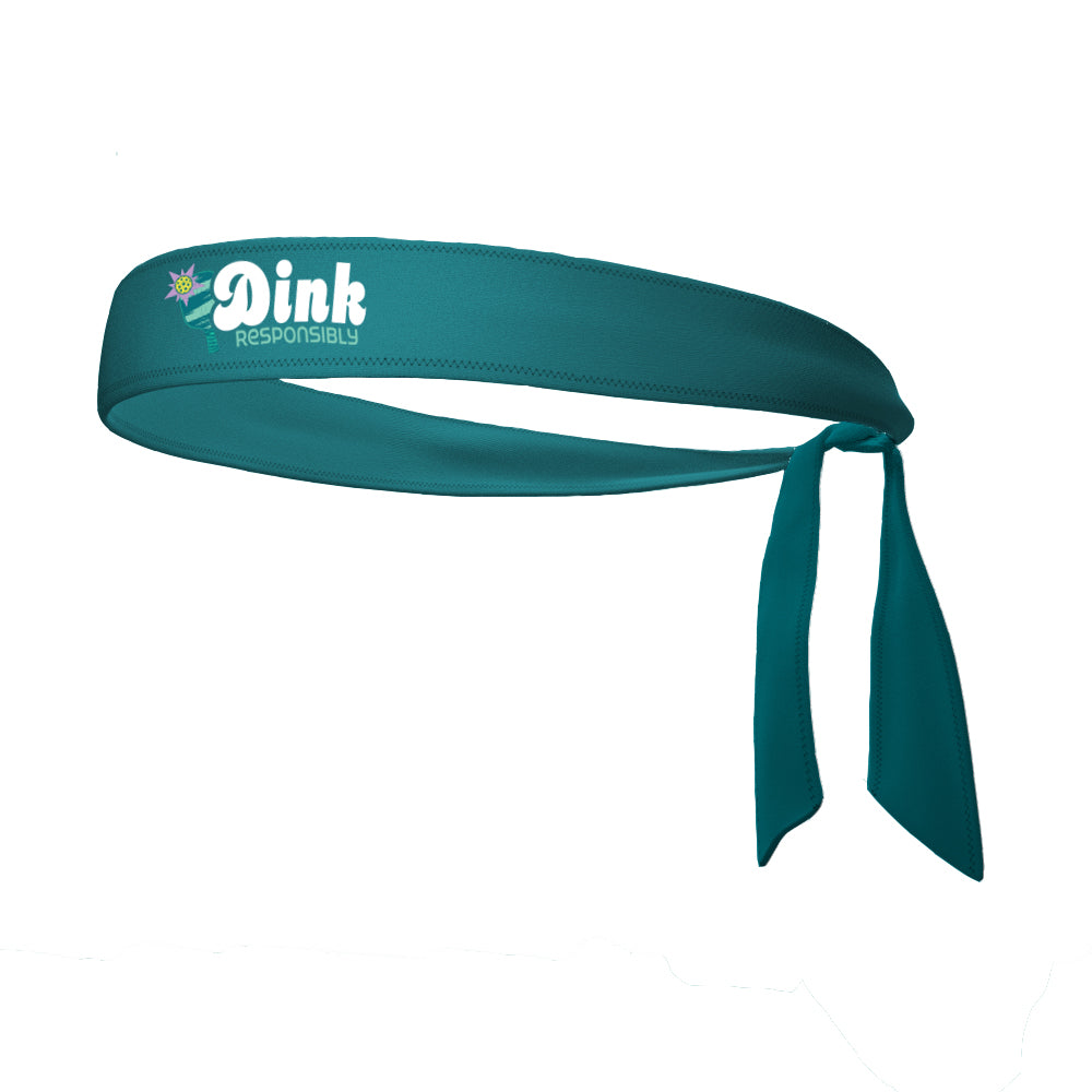 PaddleCompare Dink Responsibly Wicking Tie Back