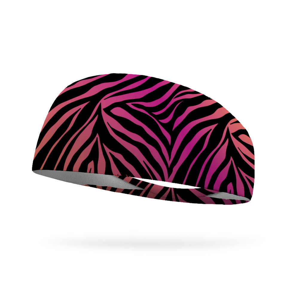 Diva Zebra Wicking Performance Headband