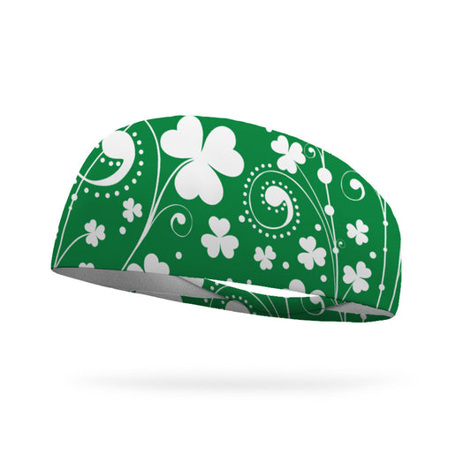 Doodle Clover Swirls Color Your Own Wicking Headband