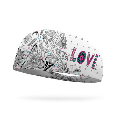 Doodle Love Wicking Headband - Bondi Band