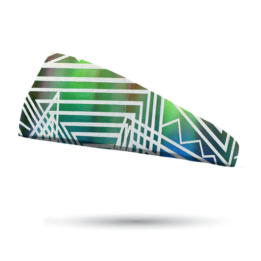 Fashion Laser Blitz Green Headband
