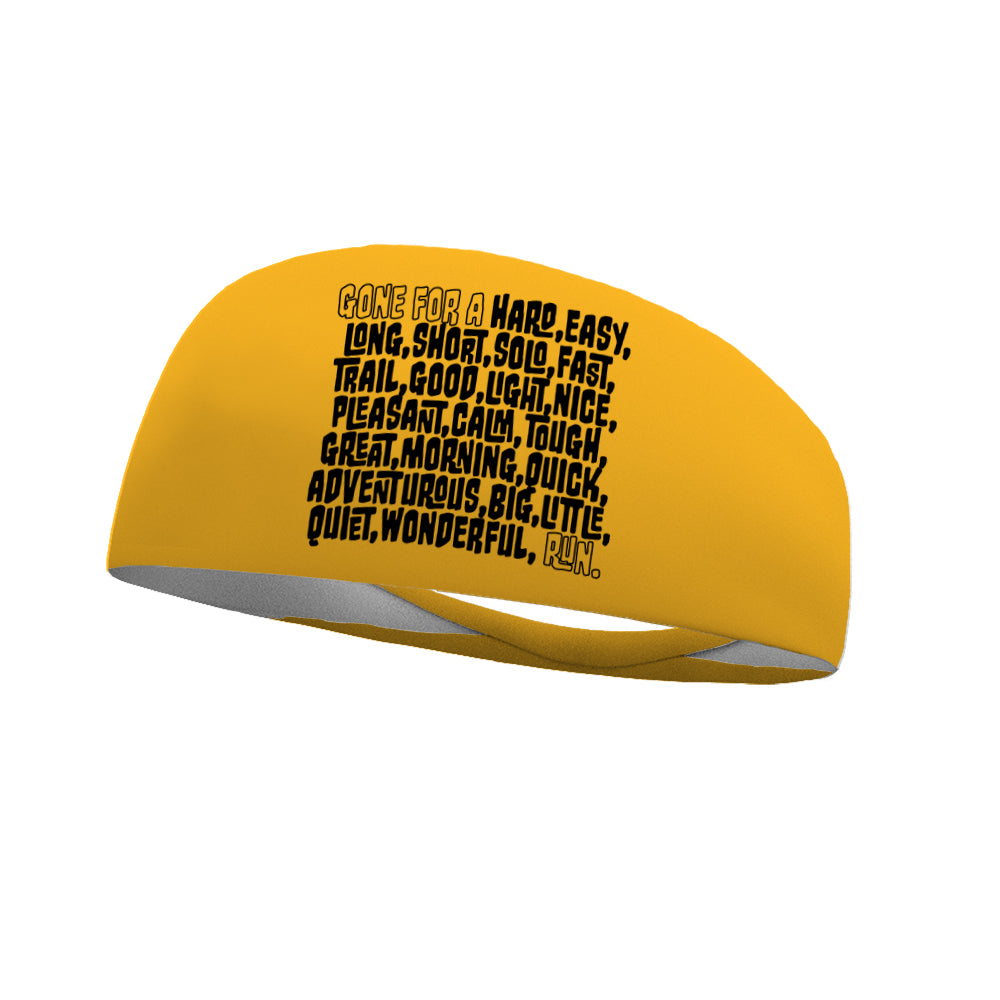 Gone For A Run Wicking Performance Headband