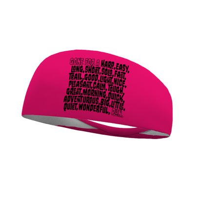 Gone For A Run Wicking Performance Headband
