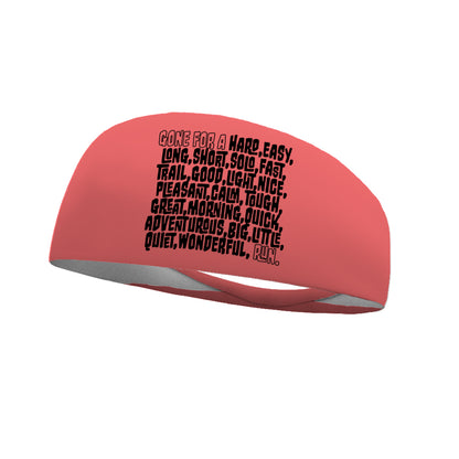 Gone For A Run Wicking Performance Headband