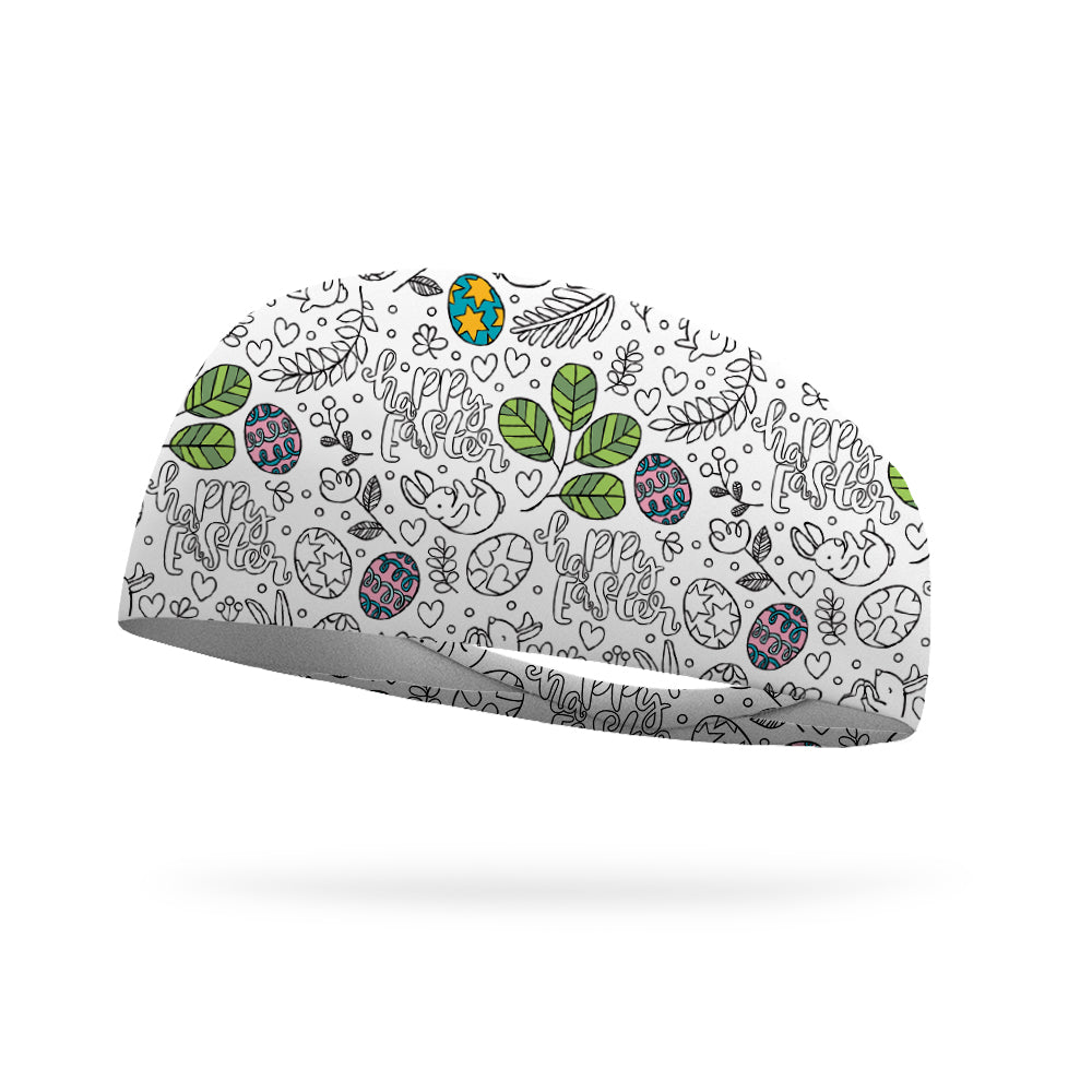 Doodle Happy Easter Color Your Own Wicking Headband