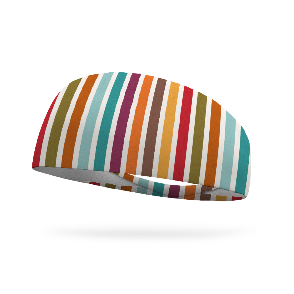 Harvest Stripes Wicking Performance Headband
