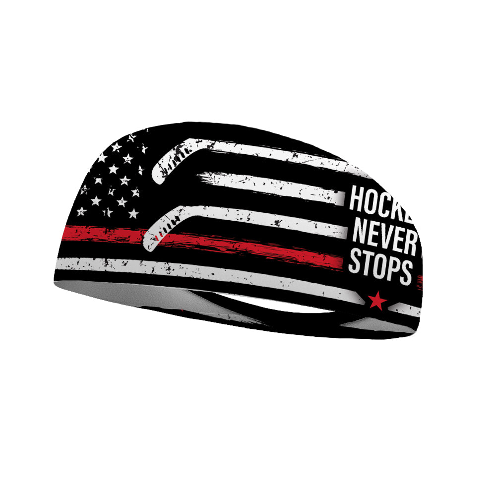Hockey Never Stops Wicking Headband