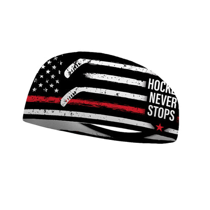 Hockey Never Stops Wicking Headband