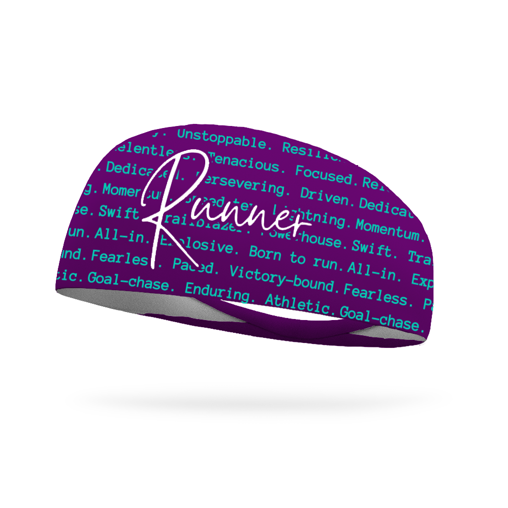 I Am A Runner Wicking Headband