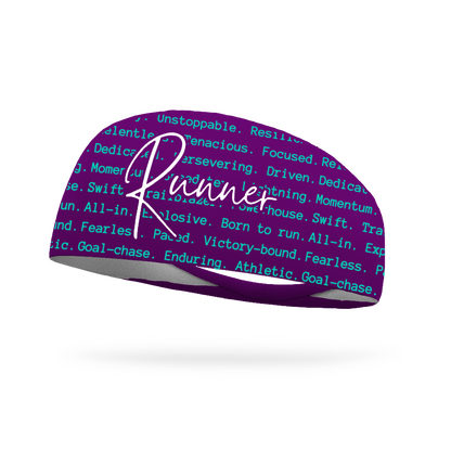 I Am A Runner Wicking Headband