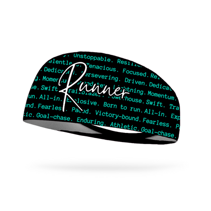 I Am A Runner Wicking Headband