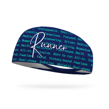 I Am A Runner Wicking Headband