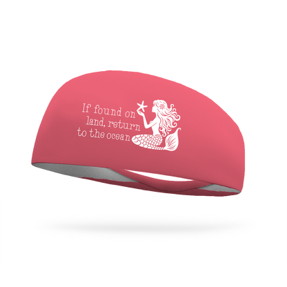 If Found On Land Mermaid Wicking Headband
