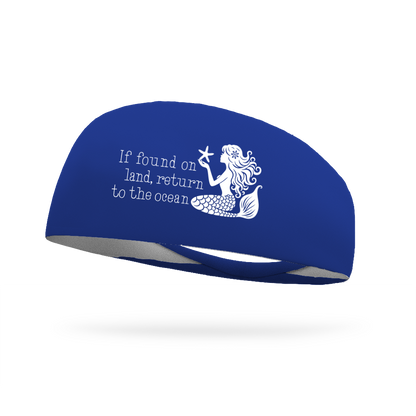 If Found On Land Mermaid Wicking Headband
