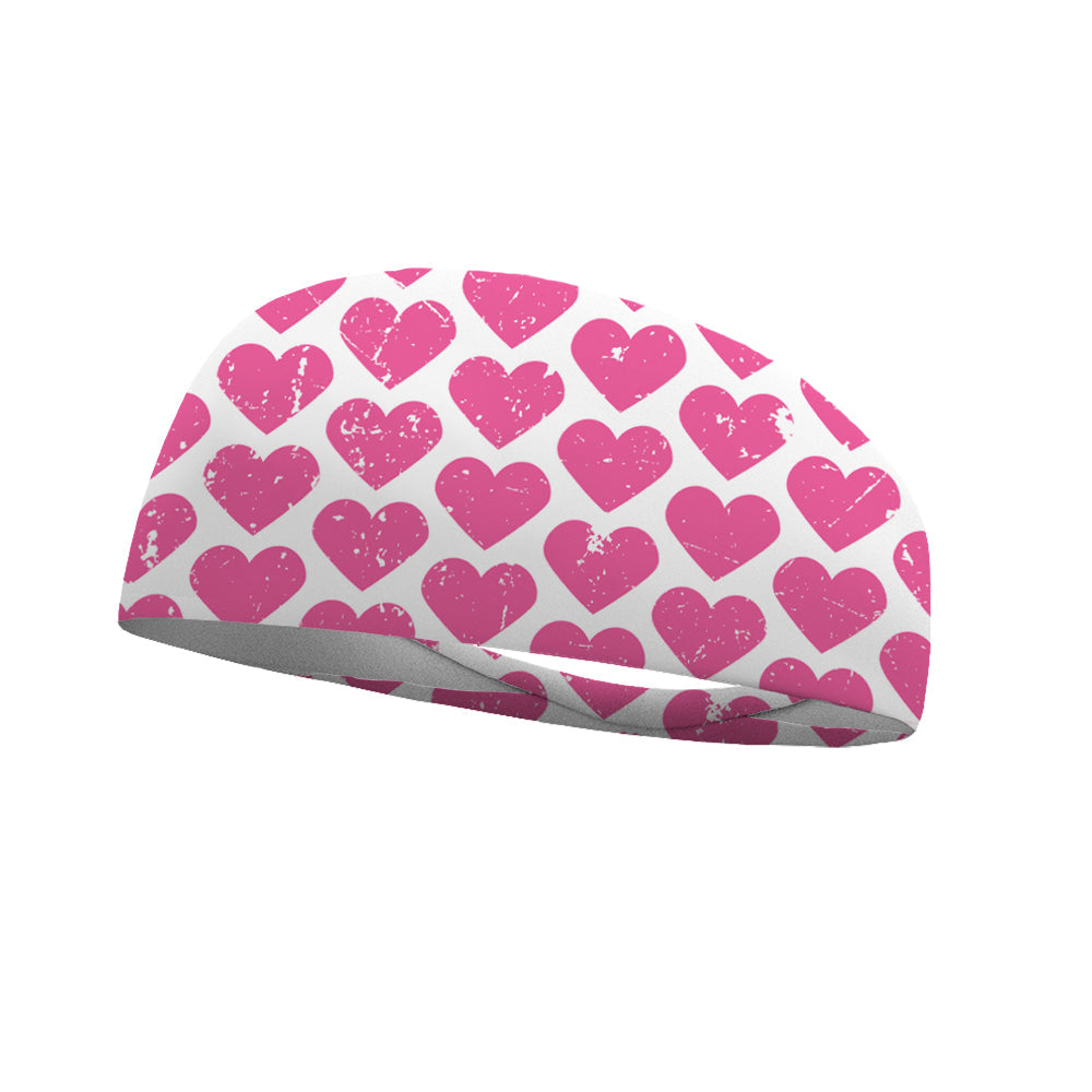 Intense Love (White) Wicking Headband