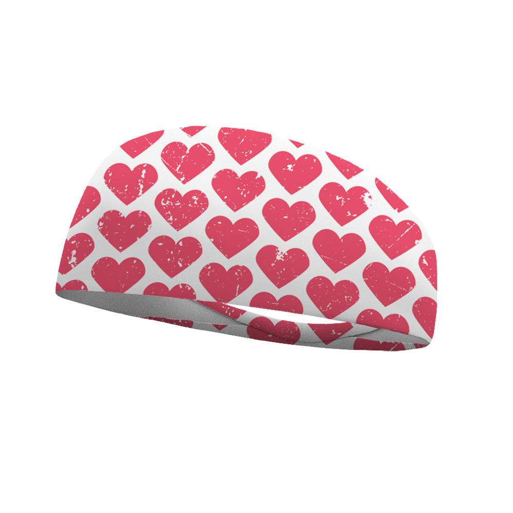 Intense Love (White) Wicking Headband