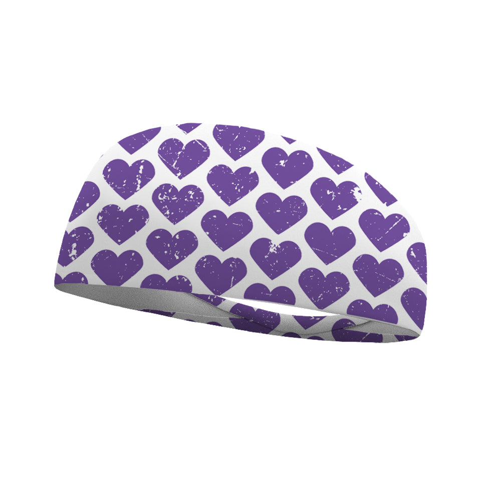 Intense Love (White) Wicking Headband