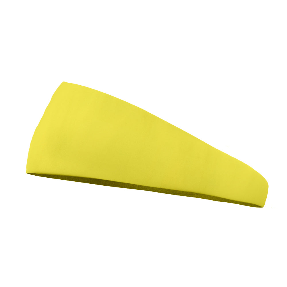 Lemon Gelato Solid Printed Wicking Headband - Adult