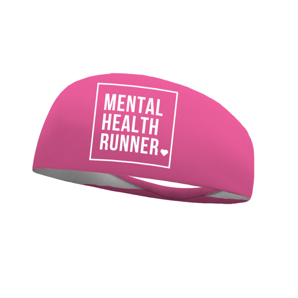 Still I Run Foundation Mental Health Runner (White Logo) Wicking Headband
