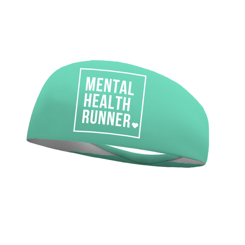 Still I Run Foundation Mental Health Runner (White Logo) Wicking Headband