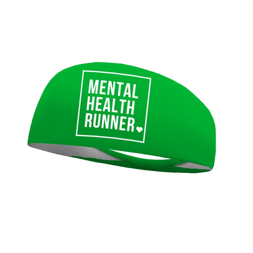 Still I Run Foundation Mental Health Runner (White Logo) Wicking Headband