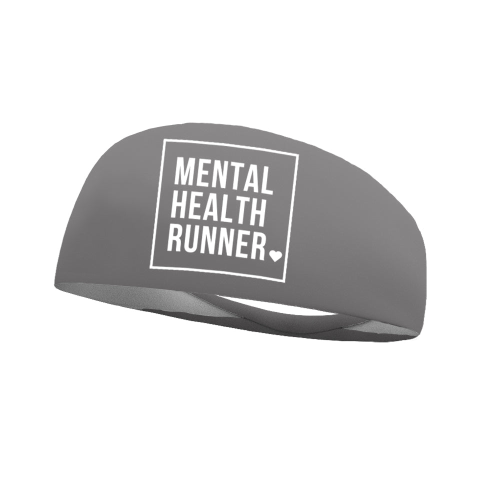 Still I Run Foundation Mental Health Runner (White Logo) Wicking Headband