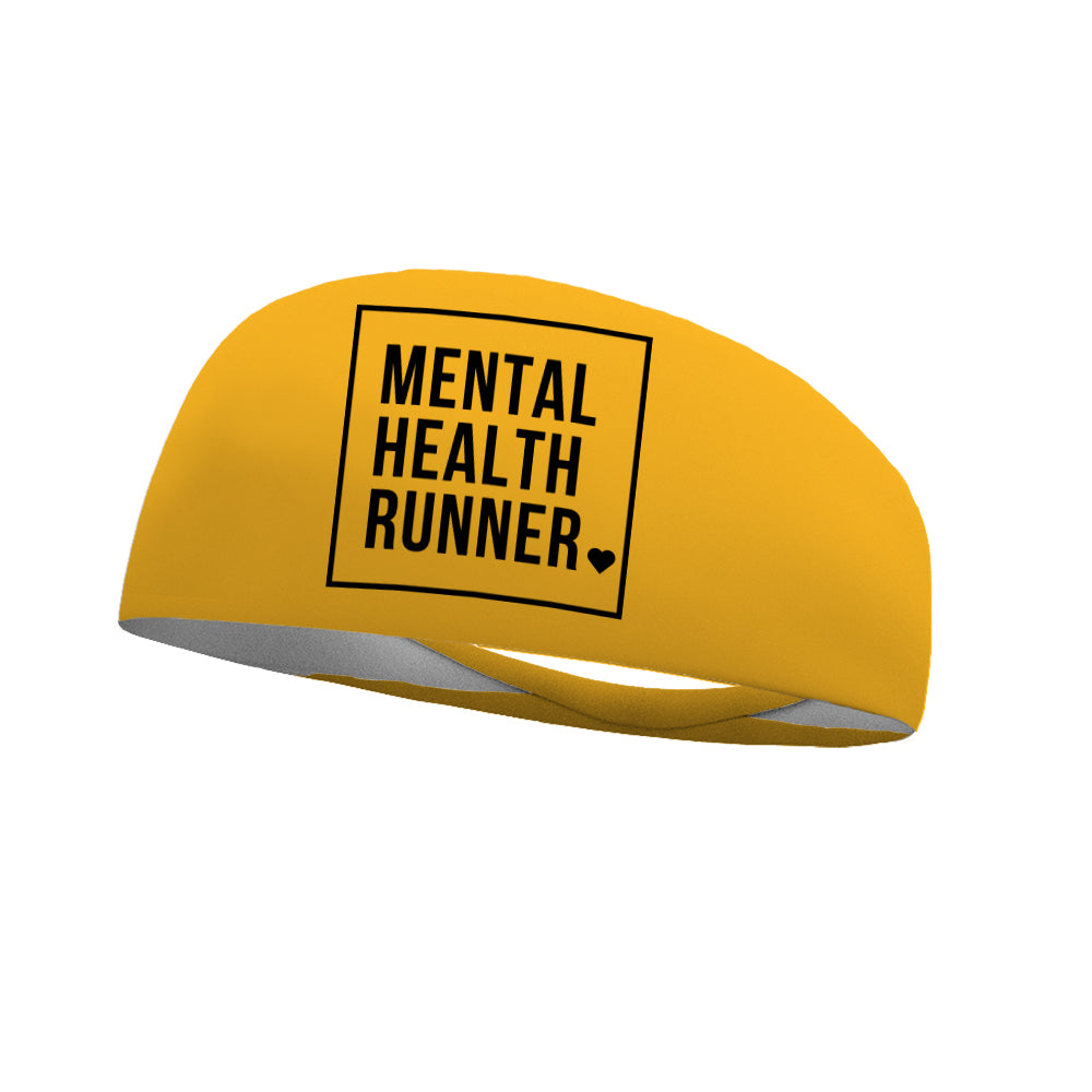 Still I Run Foundation Mental Health Runner (Black Logo) Wicking Headband