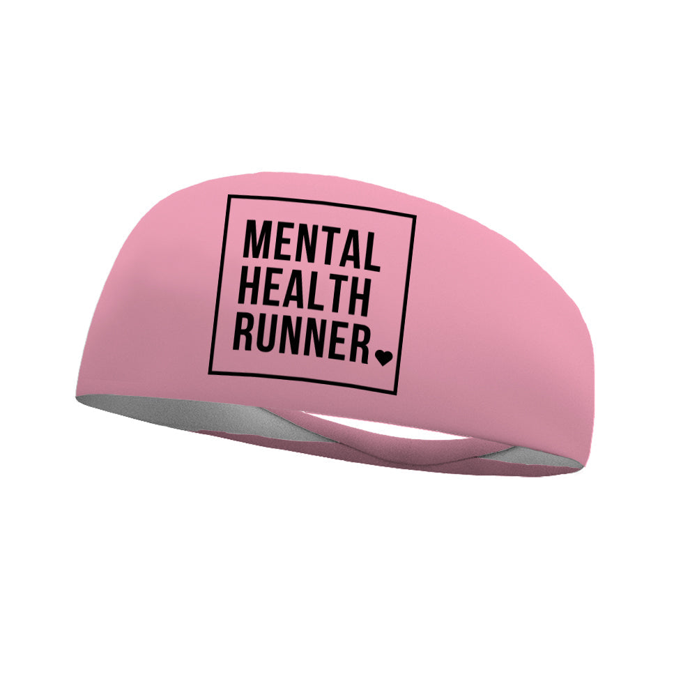 Still I Run Foundation Mental Health Runner (Black Logo) Wicking Headband