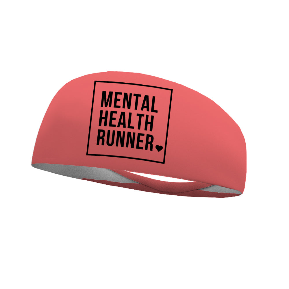 Still I Run Foundation Mental Health Runner (Black Logo) Wicking Headband