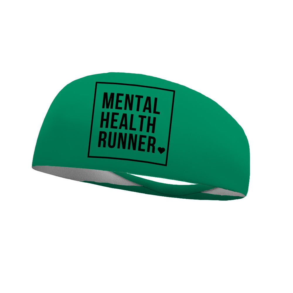 Still I Run Foundation Mental Health Runner (Black Logo) Wicking Headband