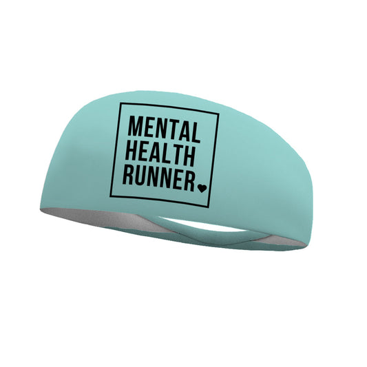 Still I Run Foundation Mental Health Runner (Black Logo) Wicking Headband