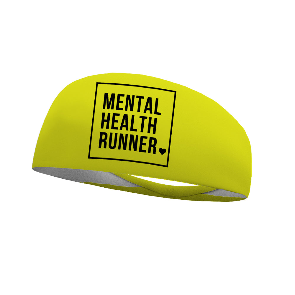 Still I Run Foundation Mental Health Runner (Black Logo) Wicking Headband