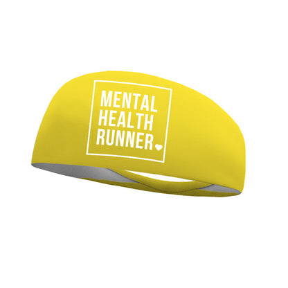Still I Run Foundation Mental Health Runner (White Logo) Wicking Headband