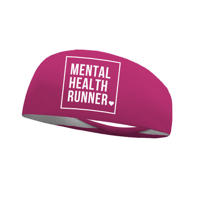 Still I Run Foundation Mental Health Runner (White Logo) Wicking Headband