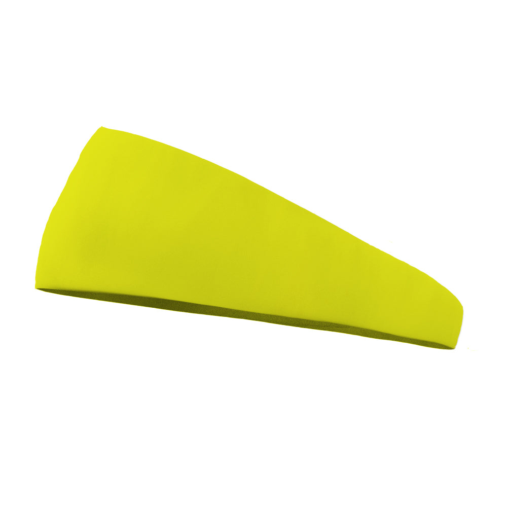 Sale | Solid Neon Yellow 3" Tapered Headband