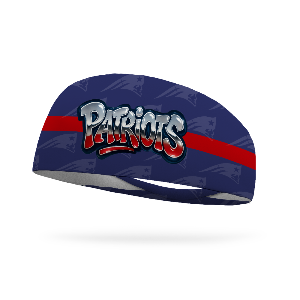 Patriots Graffiti Wicking Headband