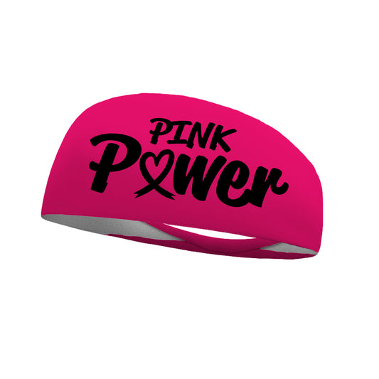 Pink Power Wicking Performance Headband